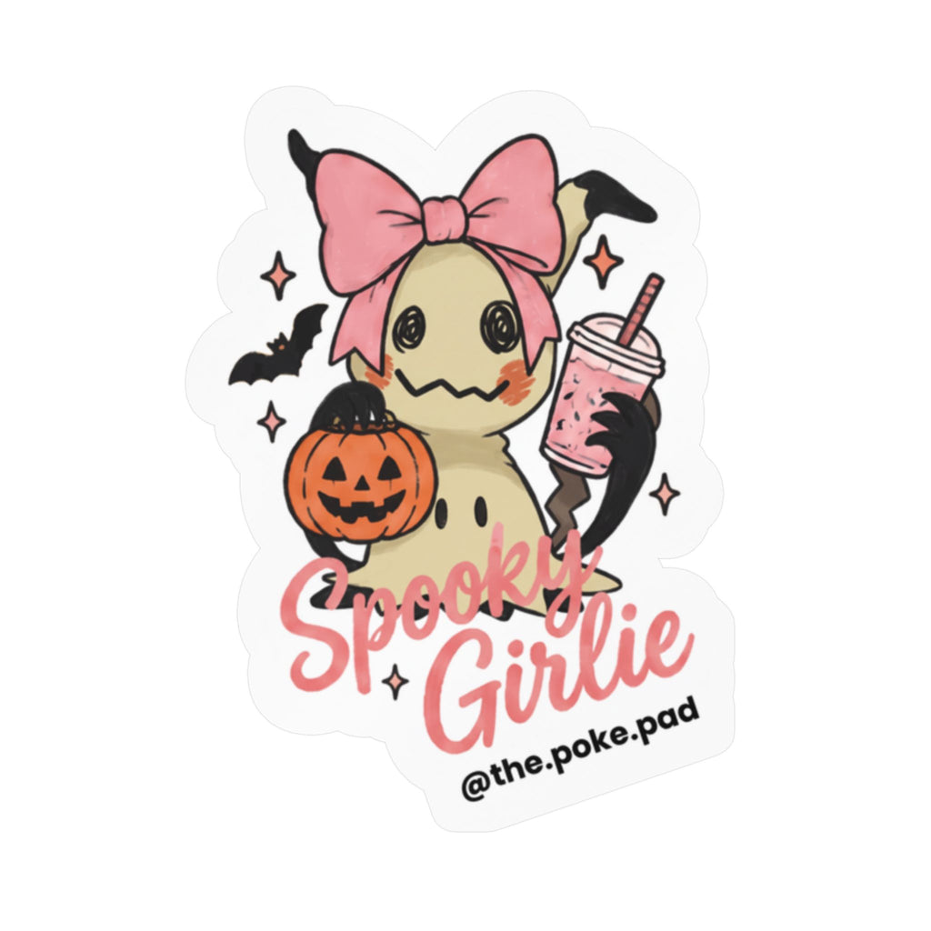 Spooky Girlie Halloween Sticker