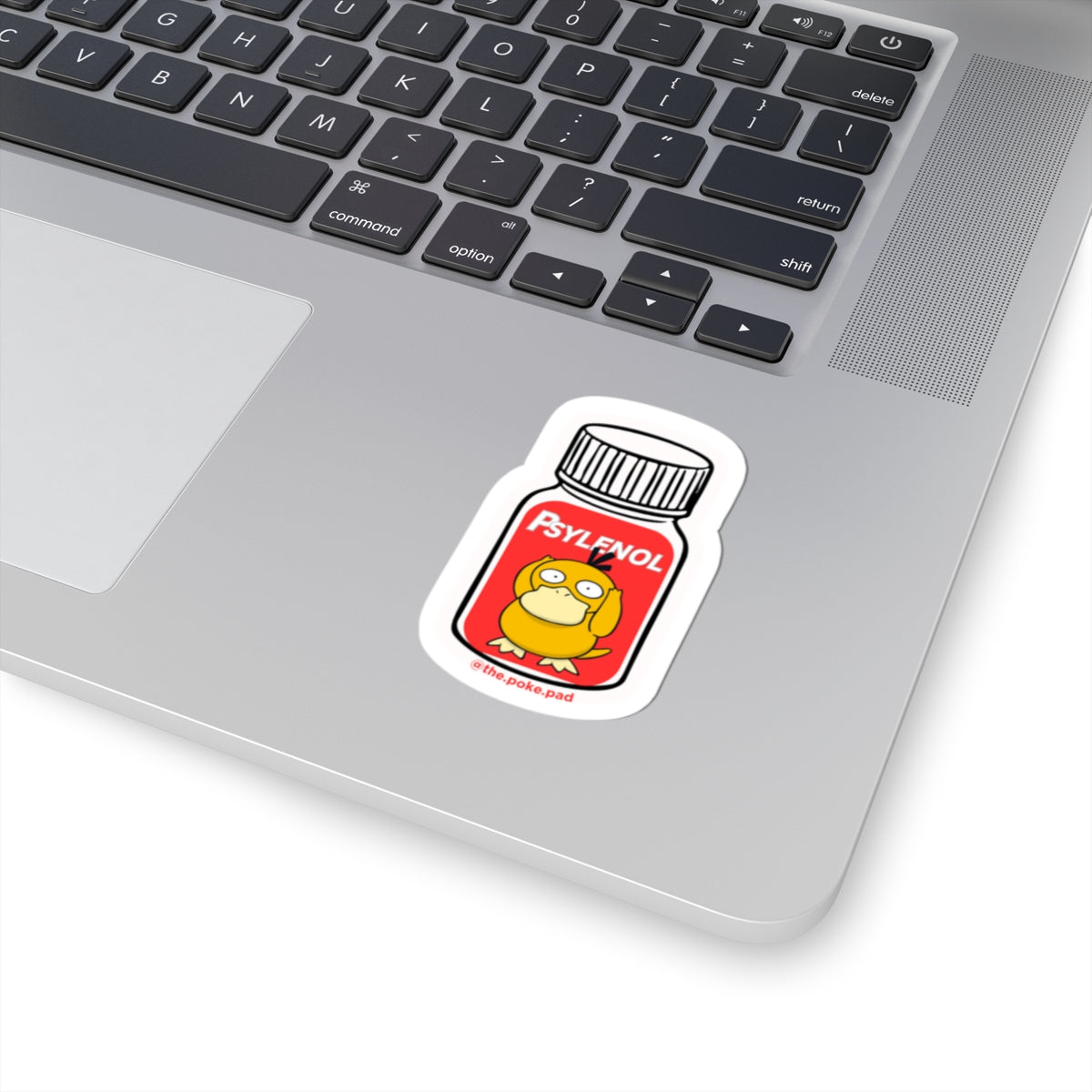 Pysduck Headache Sticker — Cute Poké-Inspired Kiss-Cut Vinyl Sticker