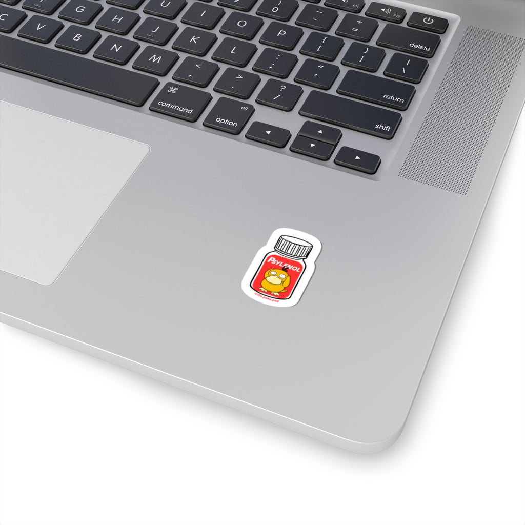 Pysduck Headache Sticker — Cute Poké-Inspired Kiss-Cut Vinyl Sticker