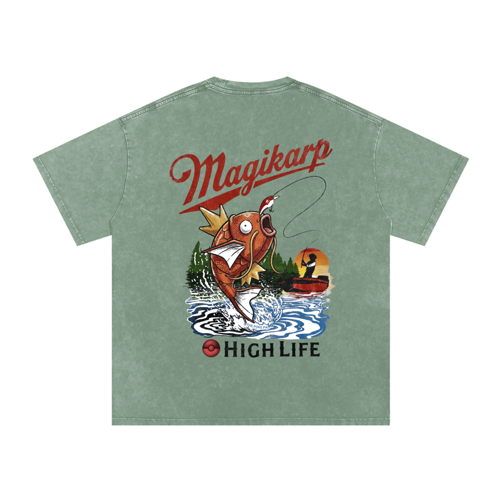 Magikarp's High Life Oversized Cotton T-Shirt