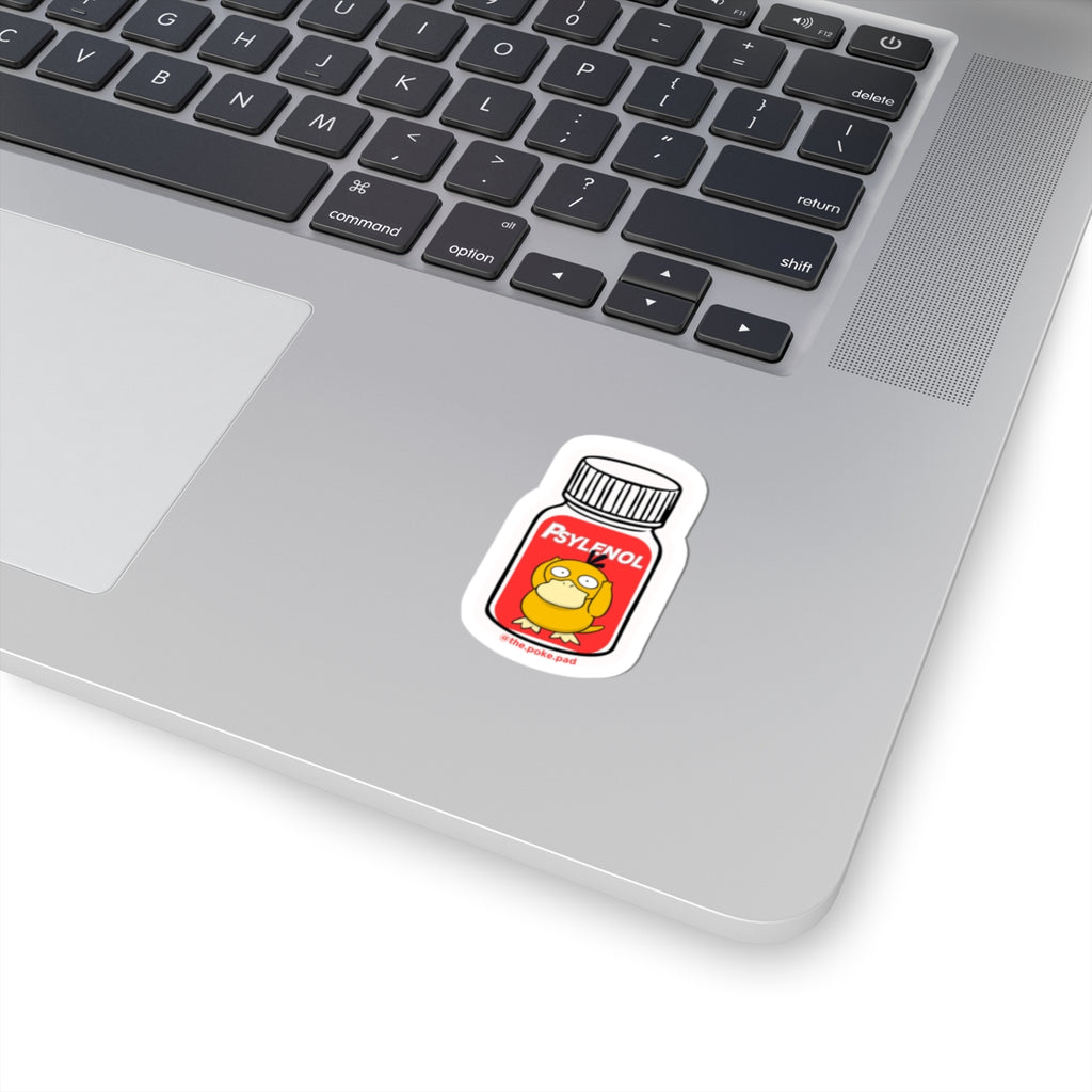 Pysduck Headache Sticker — Cute Poké-Inspired Kiss-Cut Vinyl Sticker