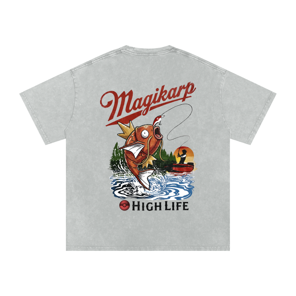 Magikarp's High Life Oversized Cotton T-Shirt