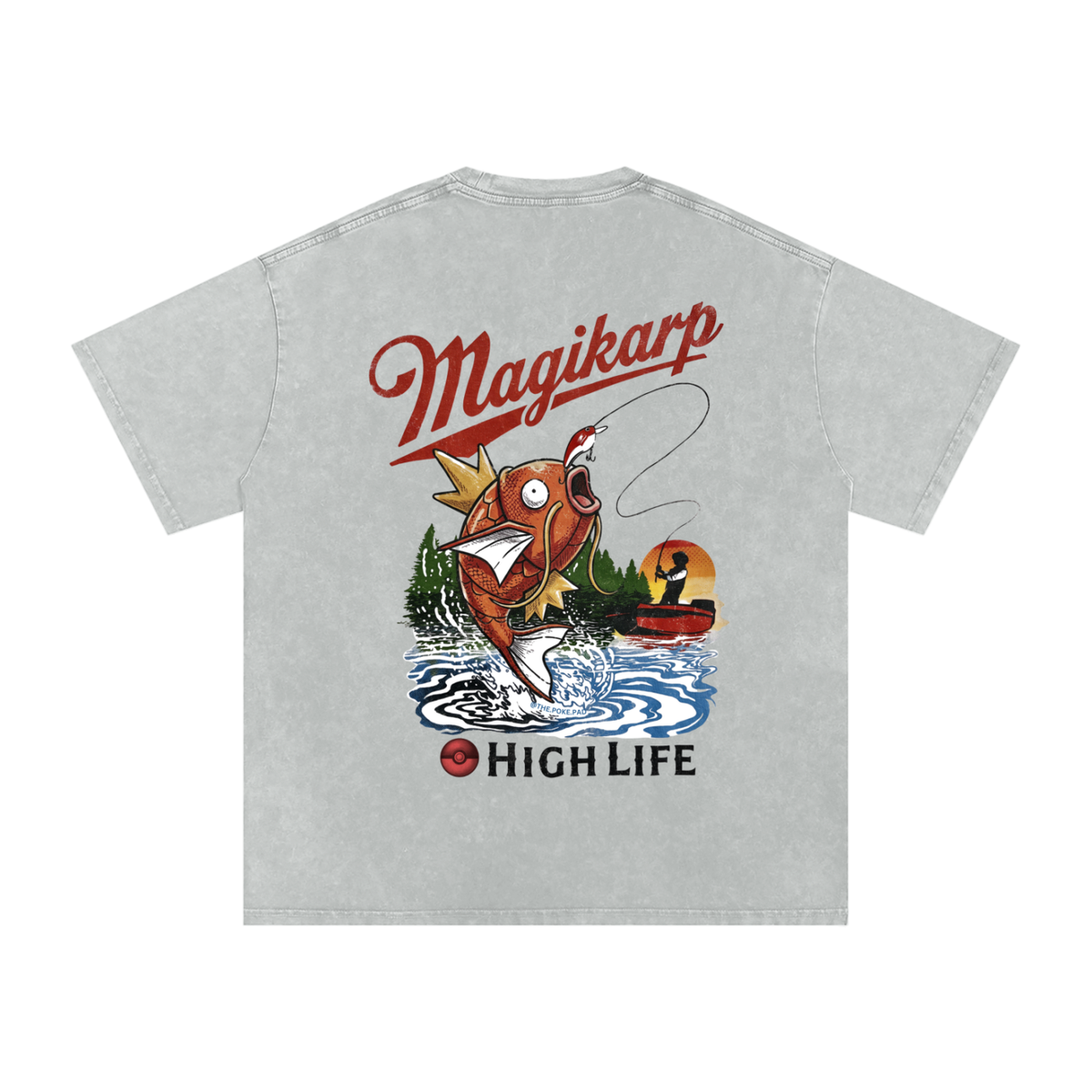 Magikarp's High Life Oversized Cotton T-Shirt