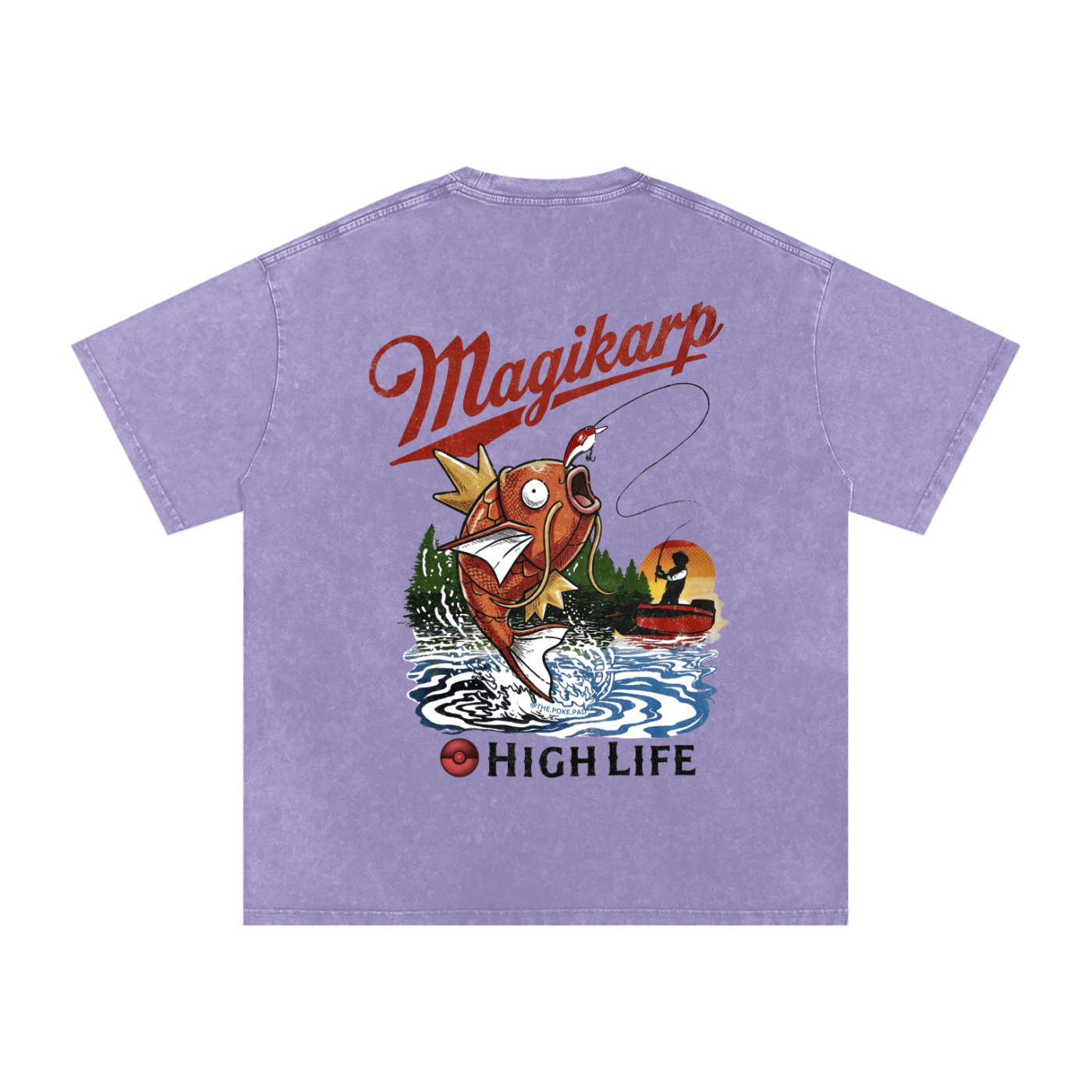 Magikarp's High Life Oversized Cotton T-Shirt