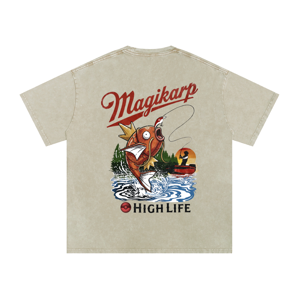 Magikarp's High Life Oversized Cotton T-Shirt