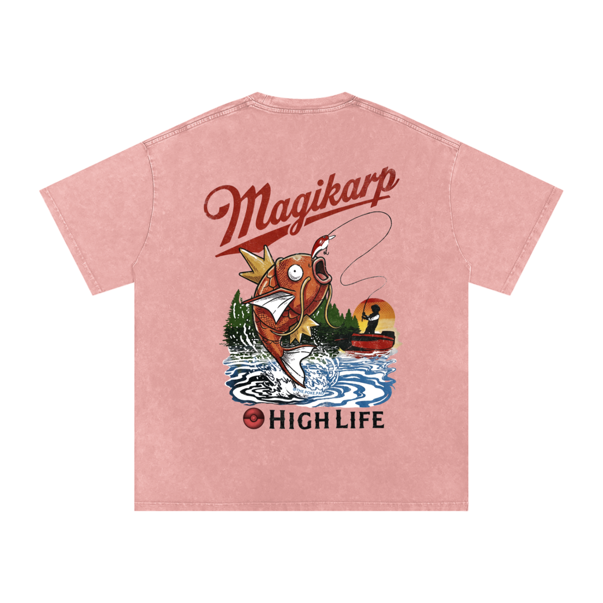 Magikarp's High Life Oversized Cotton T-Shirt